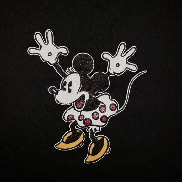 Disney Disneyland Resort Minnie Mouse Graphic Black T-Shirt - Picture 3 of 5
